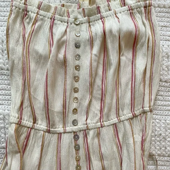 Elan International Strapless Stripe Maxi Cover-Up Dress - Picture 7 of 13